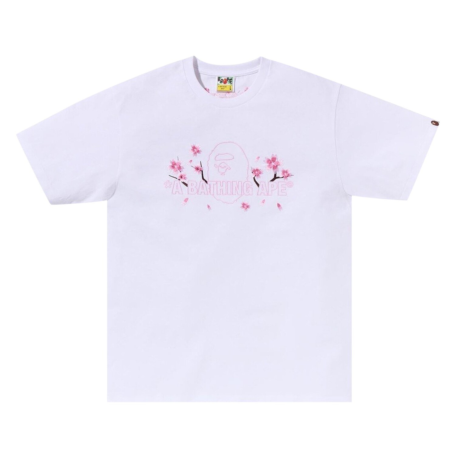 

BAPE Sakura Футболка Bathing Ape, Белая