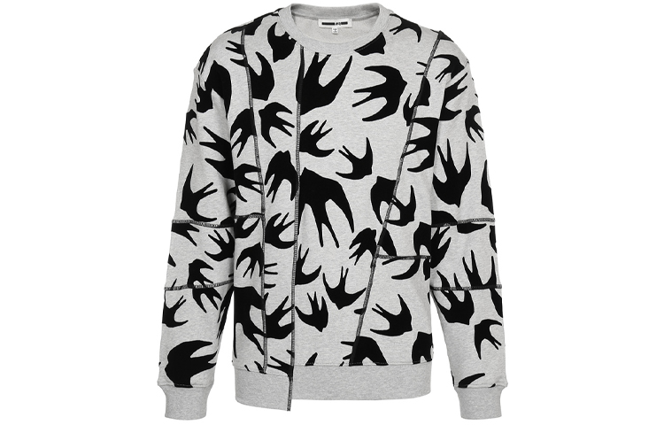 

Толстовка мужская светло-серые McQ Alexander McQueen, светло-серый