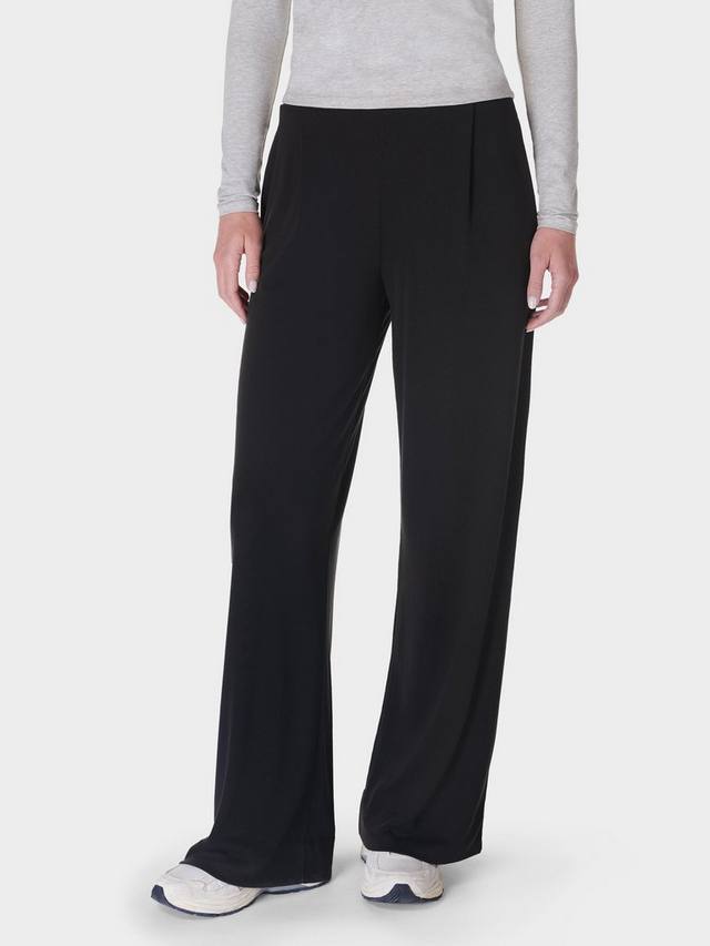 

Удобные широкие брюки 30 дюймов Sweaty Betty, черный