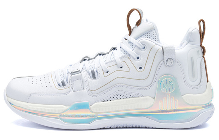 

361° AG1 Pro Aaron Gordon 1 Антискользящие износостойкие баскетбольные кроссовки мид-топ мужские серебристо-белые