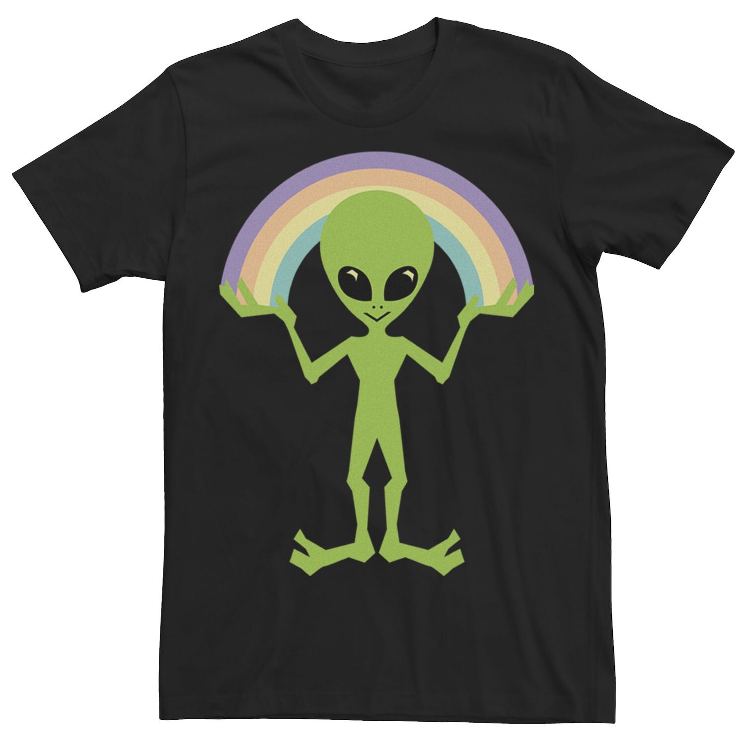 

Мужская футболка Alien Making A Rainbow Licensed Character