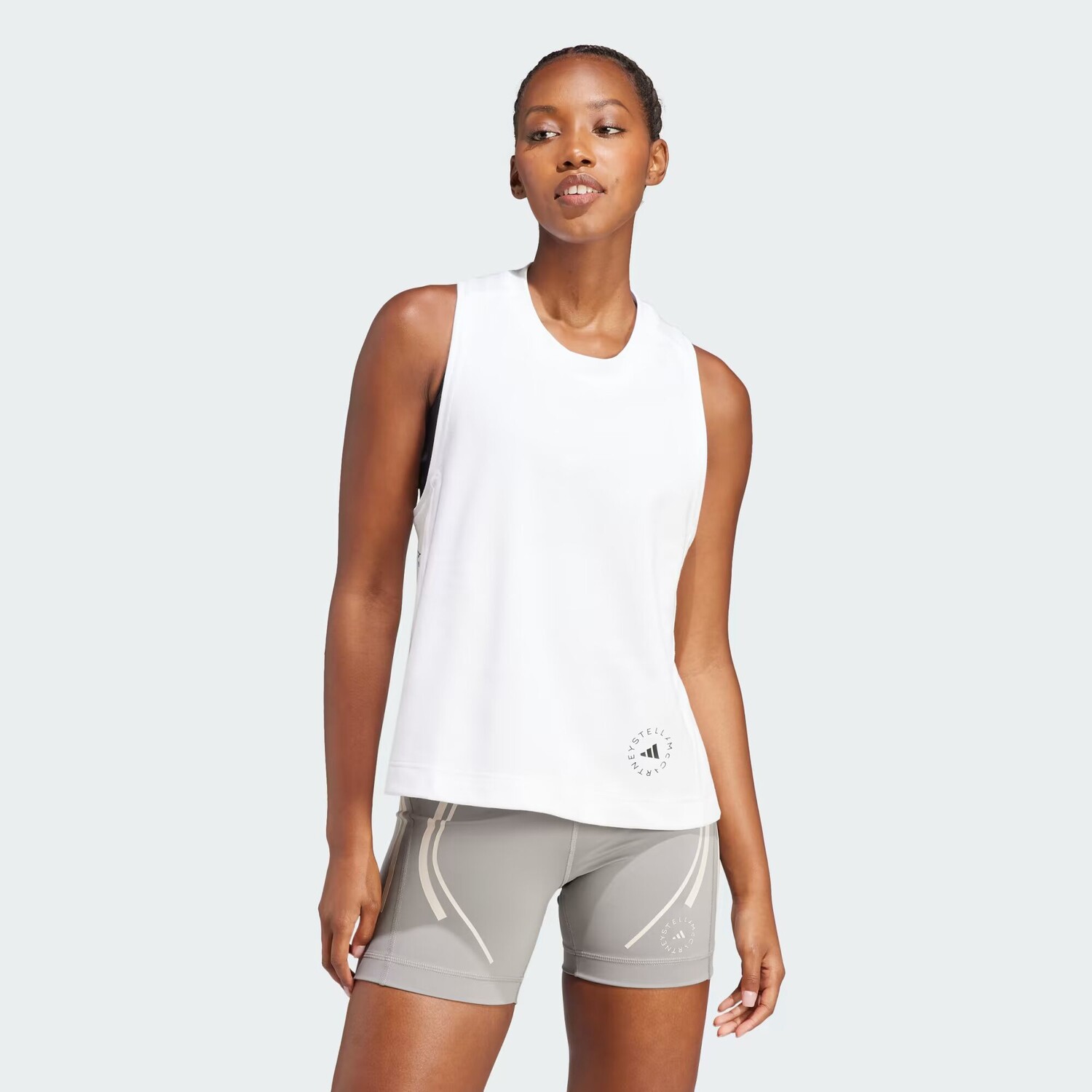 

Майка с логотипом by Stella McCartney Adidas, цвет White