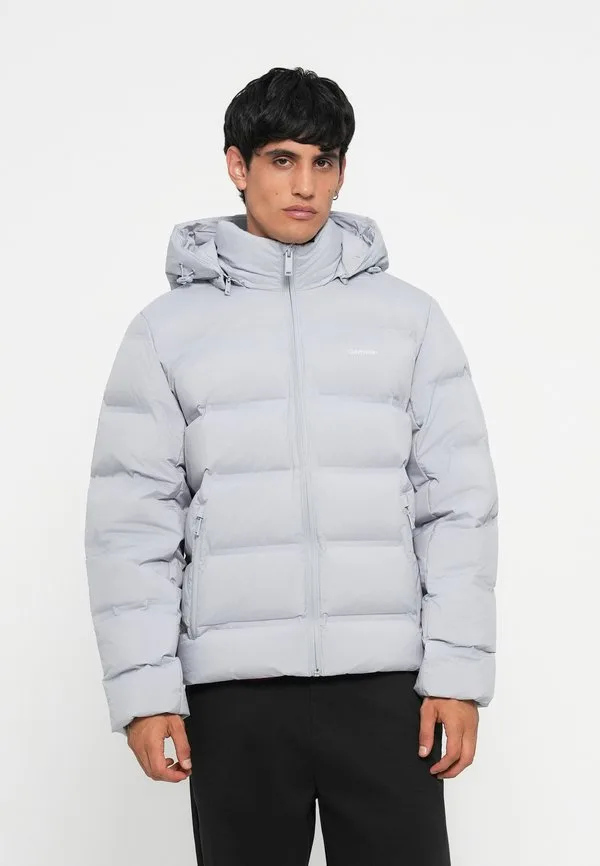 Стеганая пуховая куртка с проклеенными швами Calvin Klein, Gray Marble