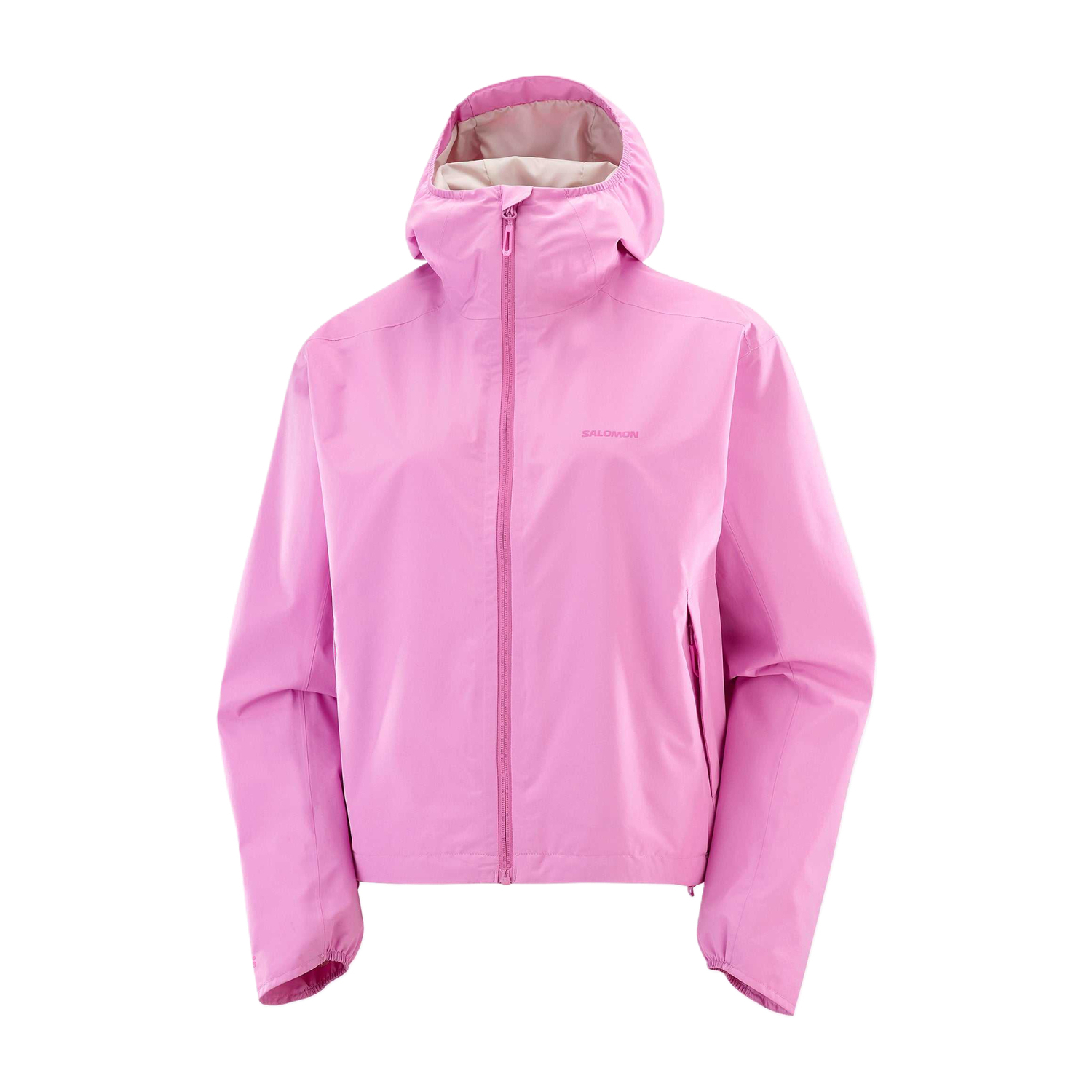 

Salomon Куртки женские, цикламен, розовые, с капюшоном, средней плотности, другие