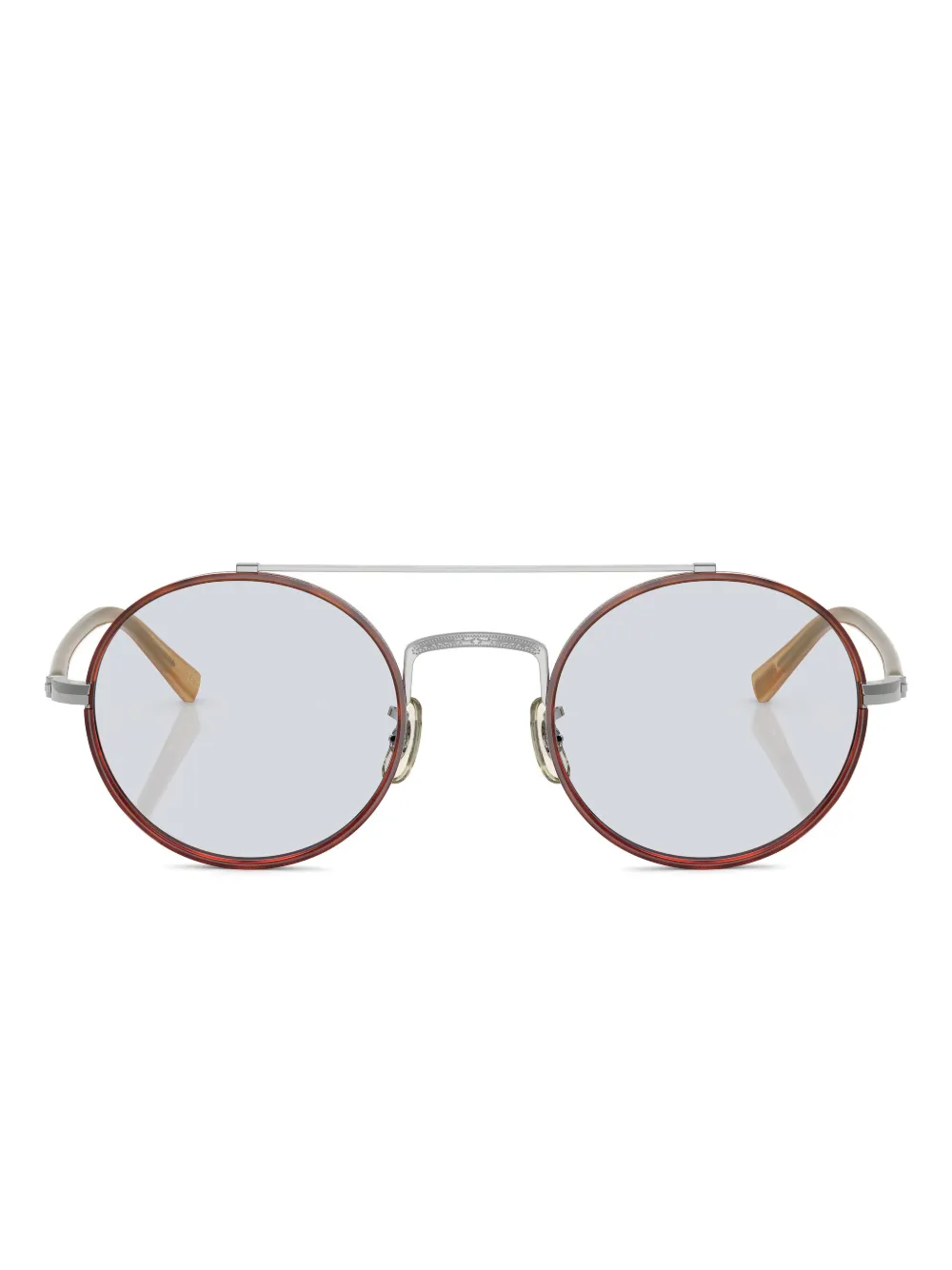 

Очки в круглой оправе Oliver Peoples, коричневый