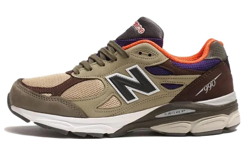 

New Balance 990v3 MiUSA Тедди Сантис Хаки Оранжевый