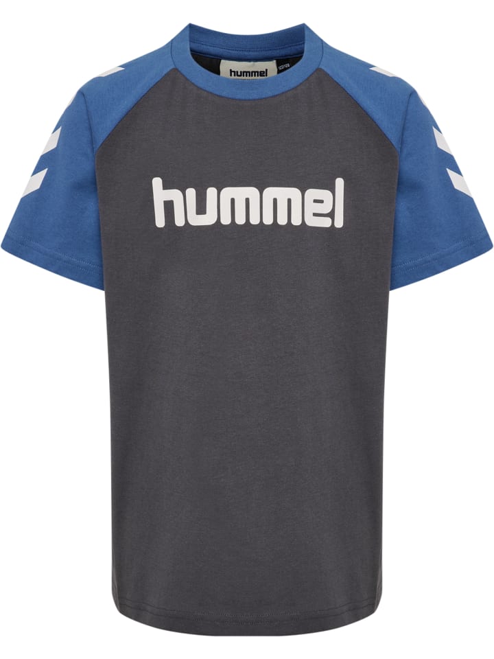 

Футболка Hummel с логотипом Hmljr для детей в цвете EBONY Hummel