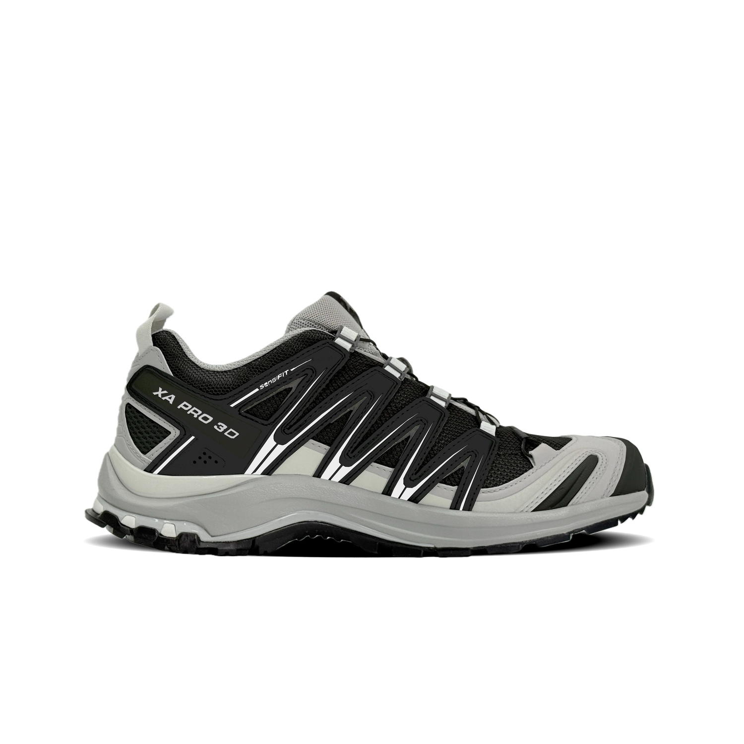 Кроссовки для бега XA PRO 3D с амортизацией и поддержкой Unisex SALOMON, черный/серый — фото 4