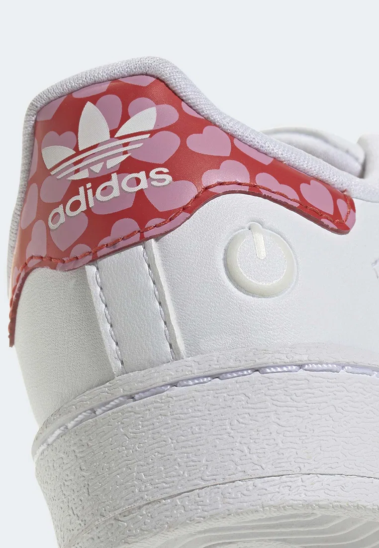Кроссовки детские, с LED-подсветкой, Superstar, Disney x ADIDAS, белый/черный/ярко-красный — фото 4