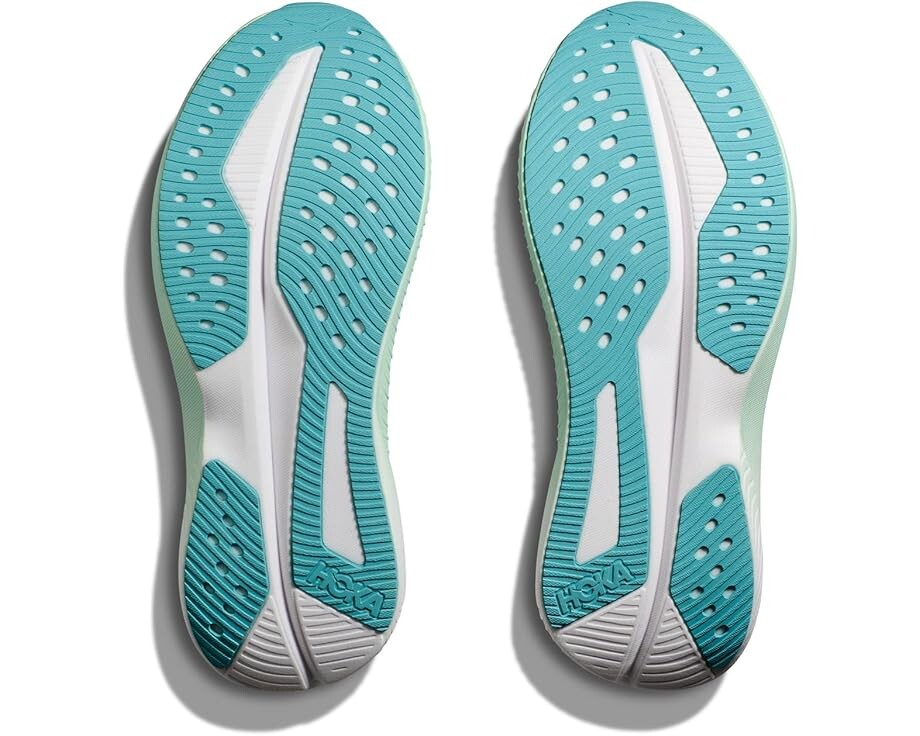 Кроссовки Hoka Mach 6, цвет Frost/Rose Gold — фото 3