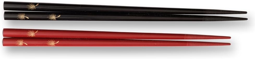 

Wajima Painted WA9-4 Парные палочки для еды, черные, ярко-красные