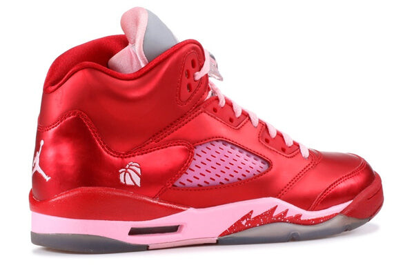 Кроссовки 5 ретро Air Jordan, красный — фото 3