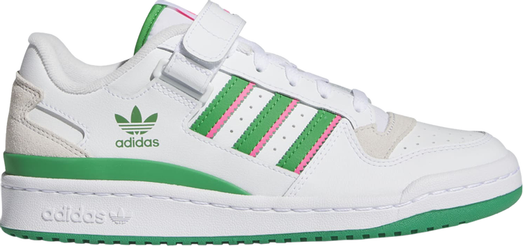 

Кроссовки Wmns Forum Low 'White Green Pink', белый