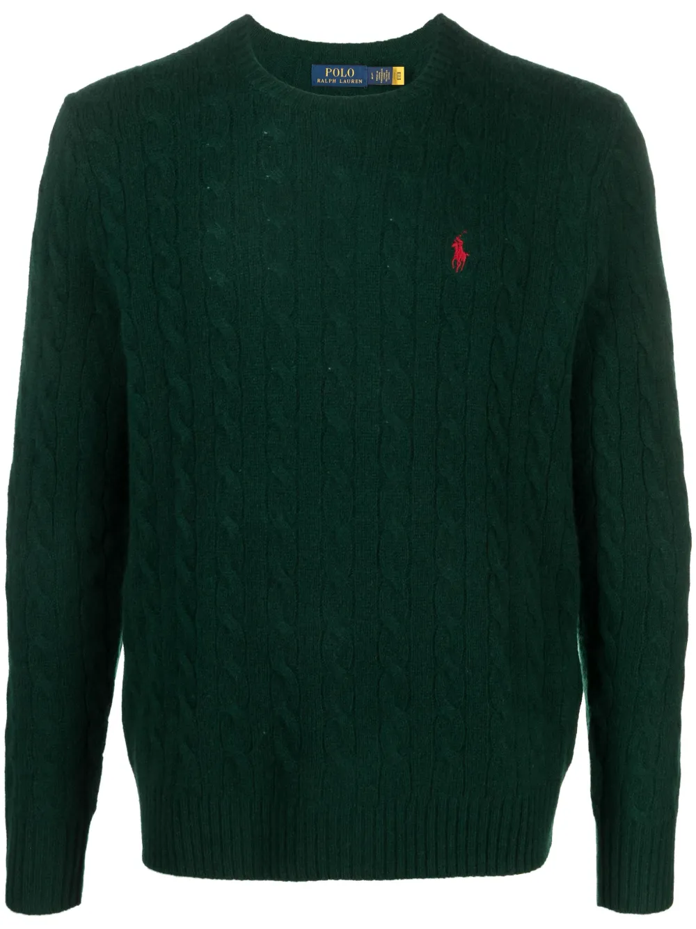 

Джемпер Polo Pony фактурной вязки POLO RALPH LAUREN, зеленый