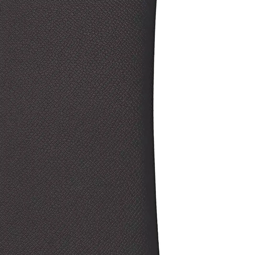 HERMES Calvi Silver Tone Buckle Madame Calfskin Card Holder Women's 89 Noir Black — фото 4