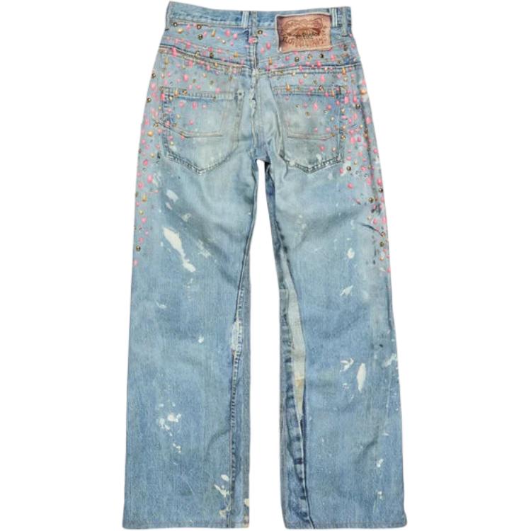 Джинсы Takuro Kuwata SS25 Unisex Acne Studios, синий — фото 2