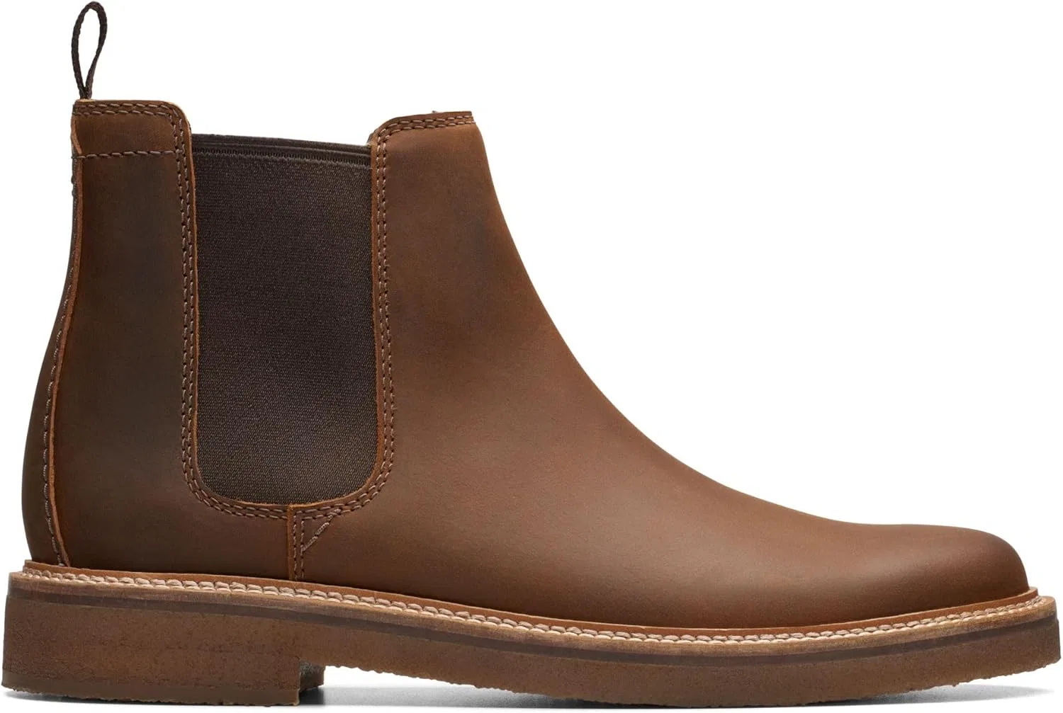 Мужские ботинки Clarks Clarkdale EasyChelsea, Beeswax Leather. — фото 3