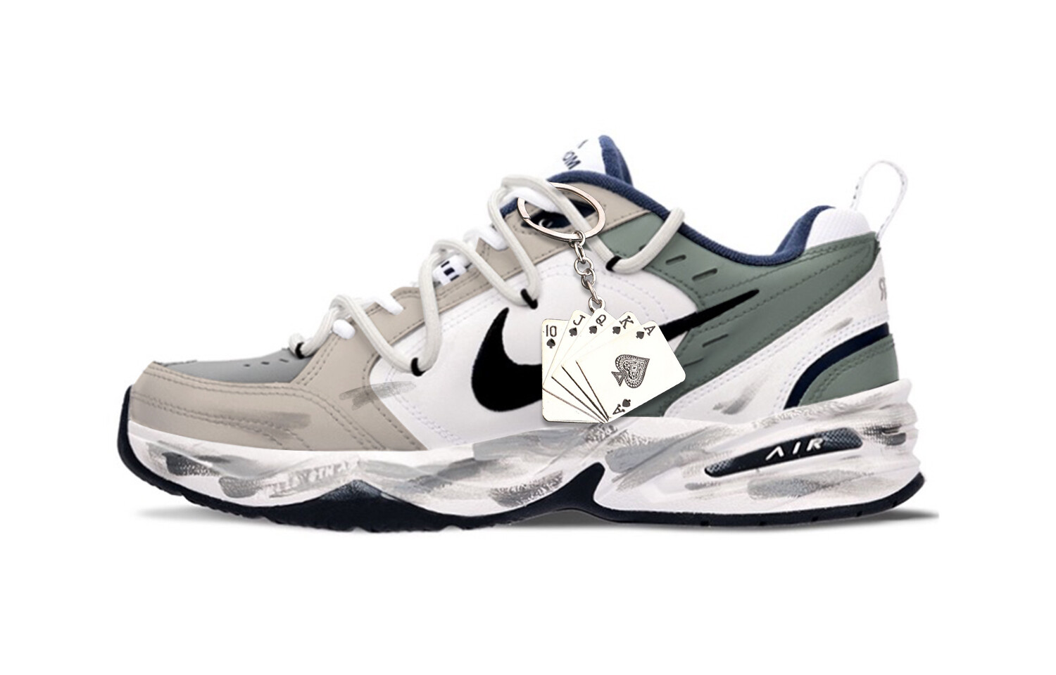 

Кроссовки Air Monarch 4 Chunky унисекс с низким верхом серый Nike