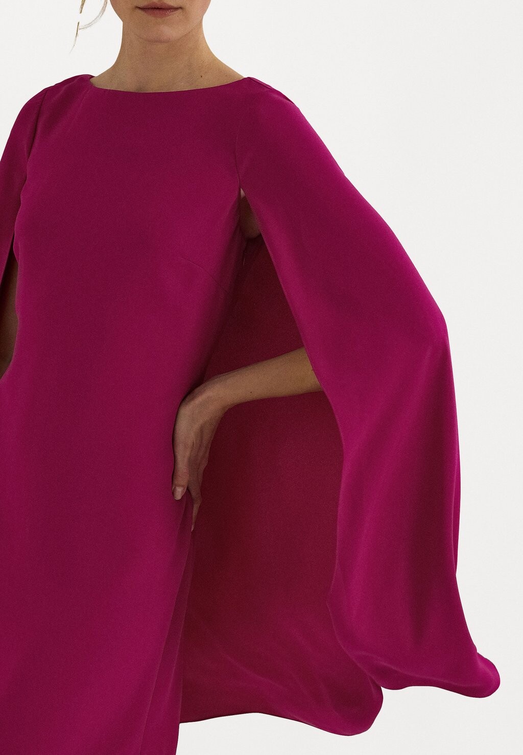 

Коктейльное платье CAPE GEORGETTE COCKTAIL DRESS Ralph Lauren, фиолетовый