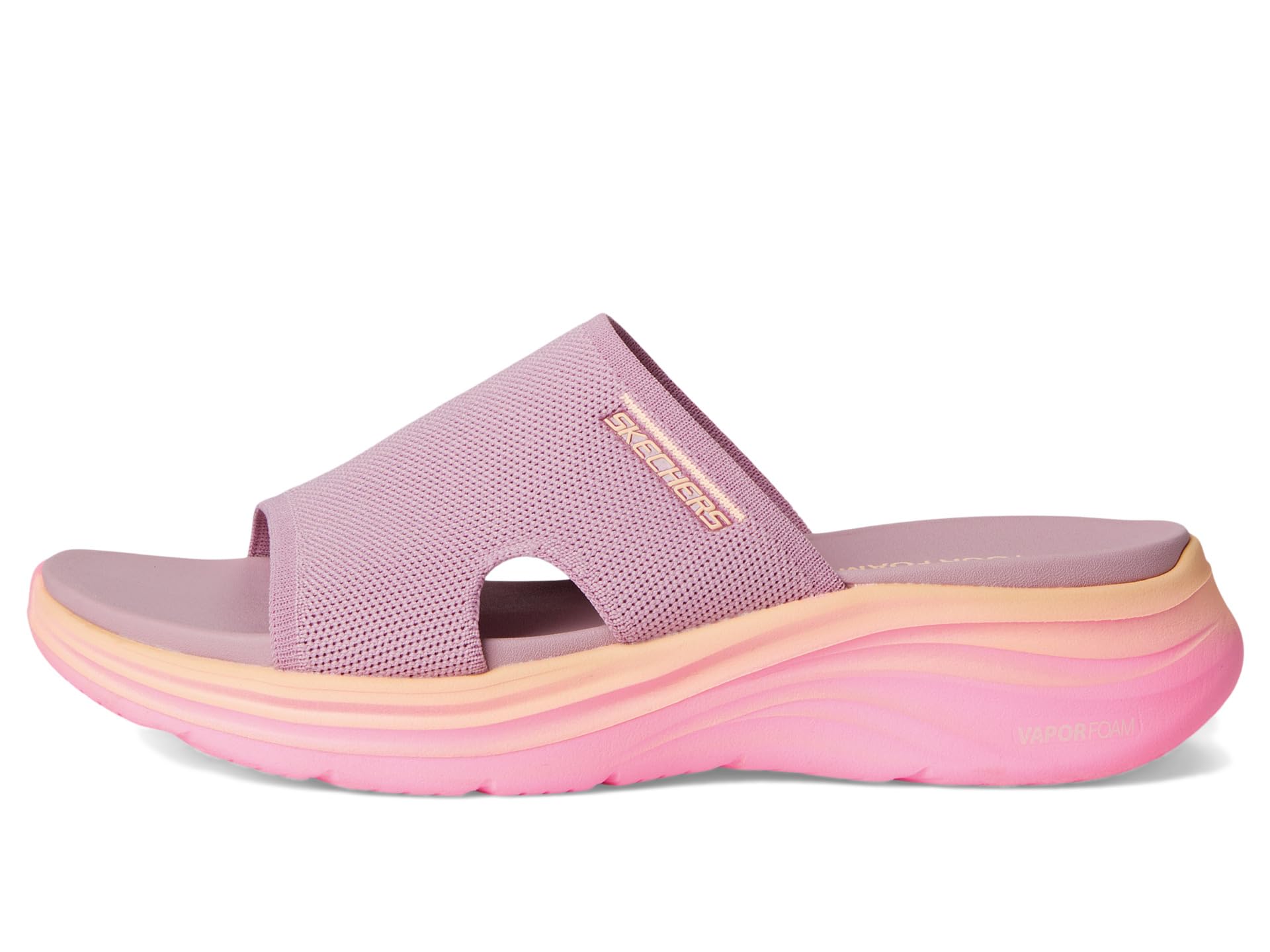 Сандалии SKECHERS Vapor Foam - Coastal Sunset, Mauve/Multi — фото 4