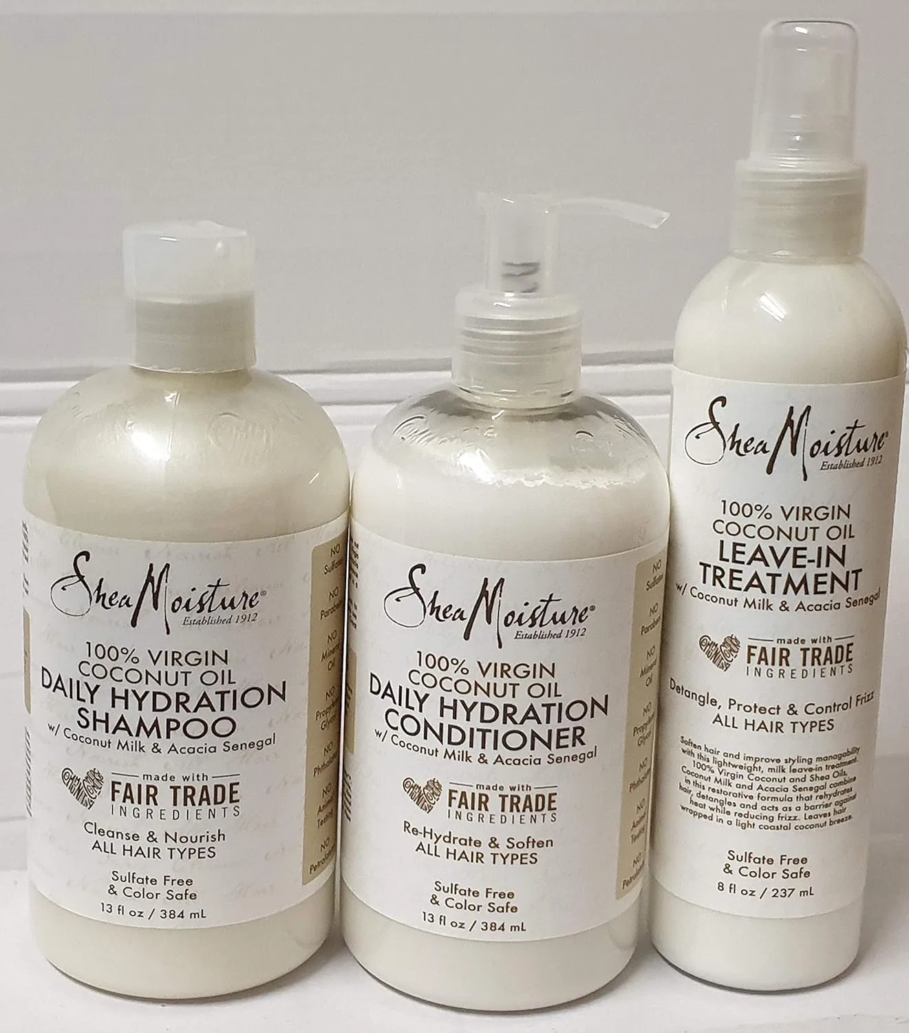 Набор для волос «100% Virgin Coconut Oil Trio Set» от Shea Moisture Shea Moisture — фото 2
