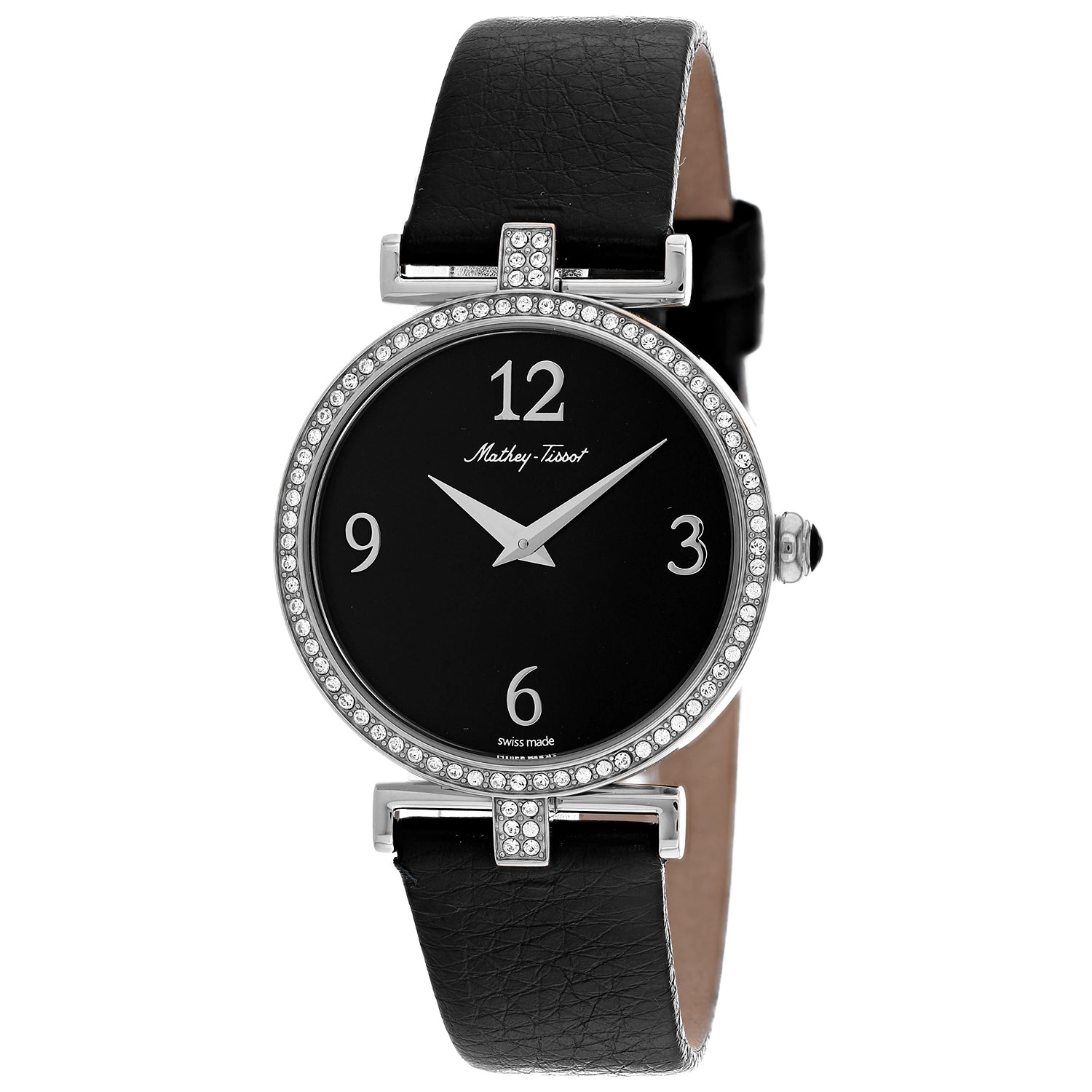 

Женские часы Mathey Tissot Gaia с черным циферблатом