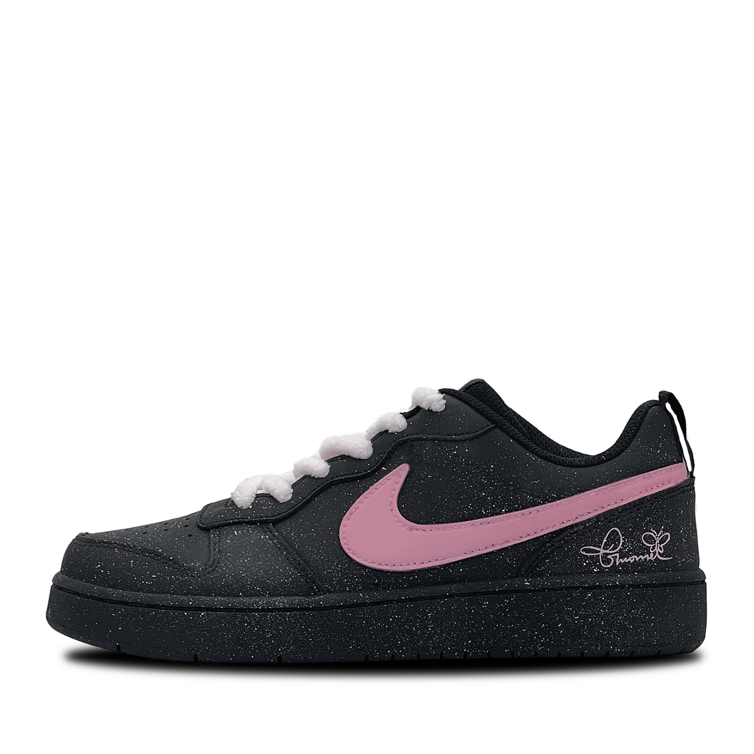 

Nike Кроссовки для скейтбординга Court Borough Cute Sweet Pink с противоскользящей подошвой и устойчивостью к истиранию, низкие, для детей и подростков