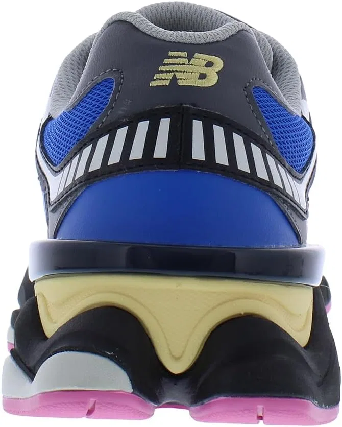 Кроссовки New Balance 9060, синий/розовый/желтый — фото 3