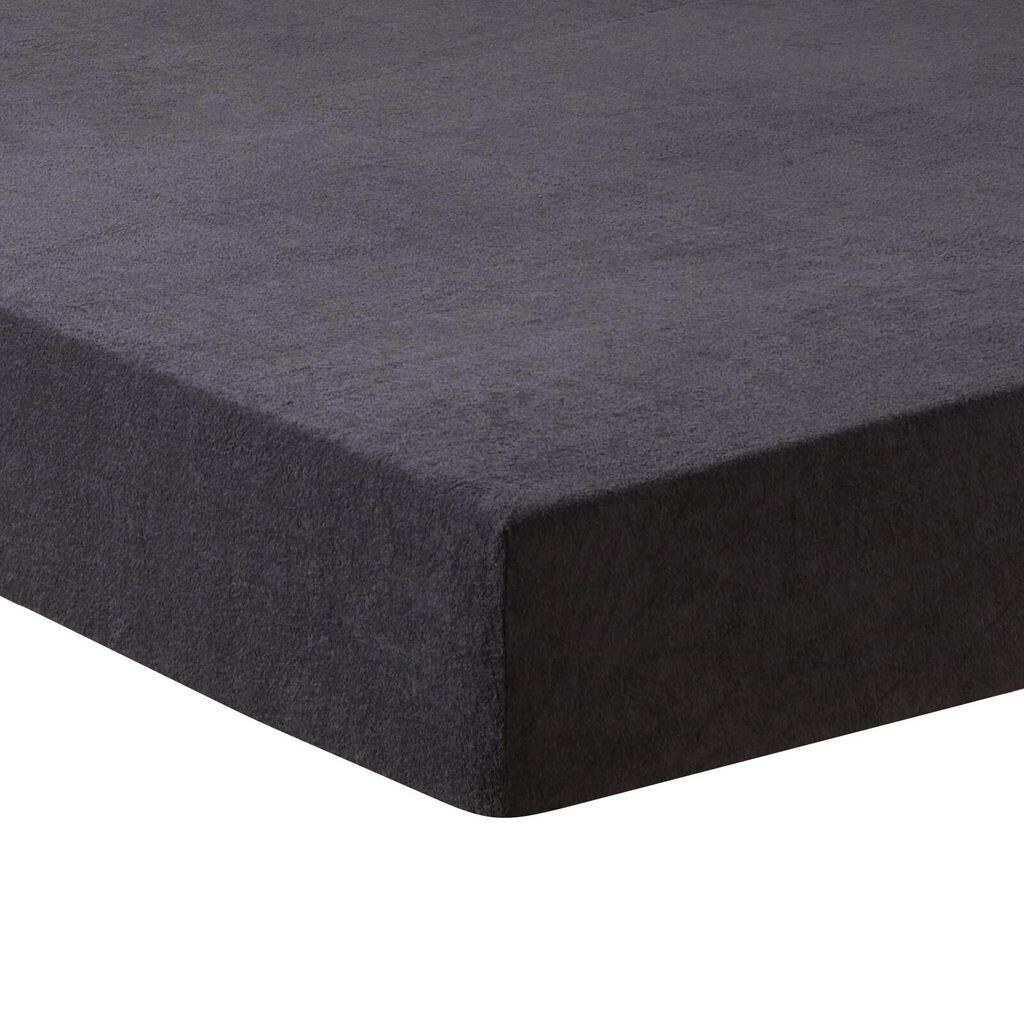 

Простыня Dream Sleep махровая стрейч на подгонке 140x200 - 160x200 см антрацит Traumschlaf