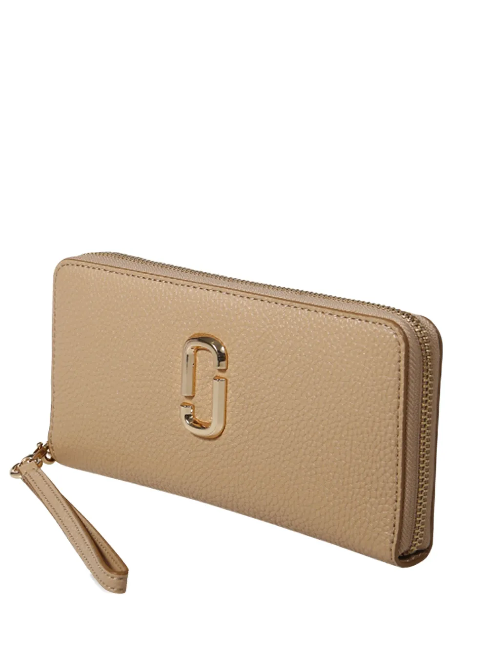 

Кошелек на молнии с логотипом Marc Jacobs, коричневый