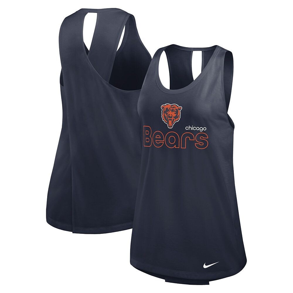 

Женская темно-синяя майка Nike Chicago Bears Performance, цвет Brs Navy