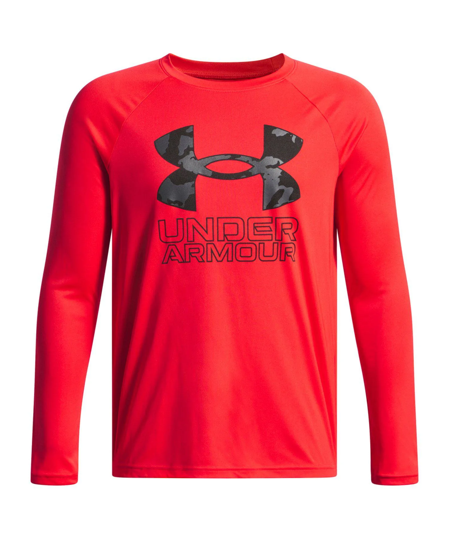Детская футболка UNDER ARMOUR UA Tech Hybrid Print Fill с длинным рукавом