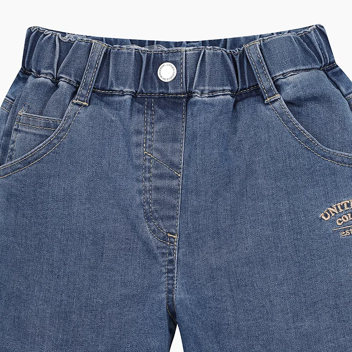 Детские синие джинсовые шорты от Benetton Kids — фото 3