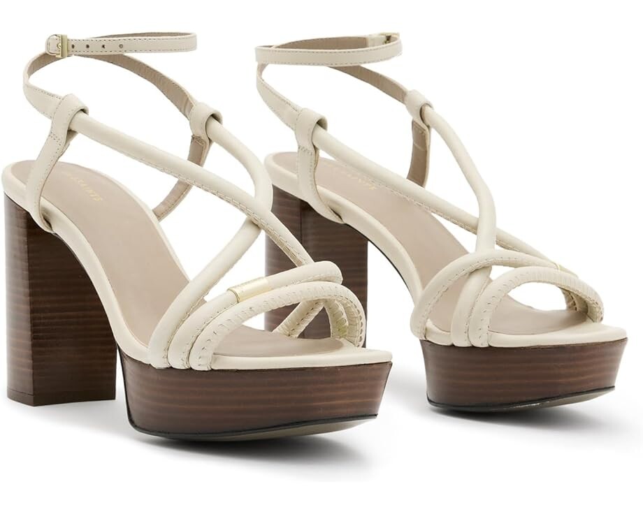 

Сандалии AllSaints Bella Platform, цвет Parchment White