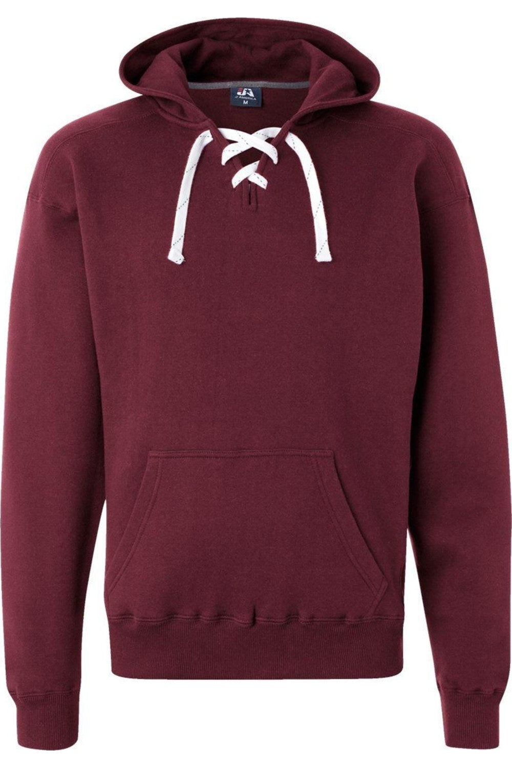 

Толстовка с капюшоном J. America Sport Lace, бордовый