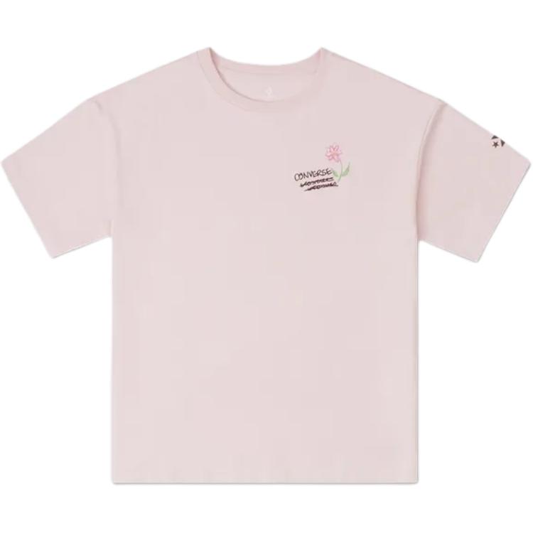 

Converse Футболка женская розовая, Розовый, Converse Футболка женская розовая