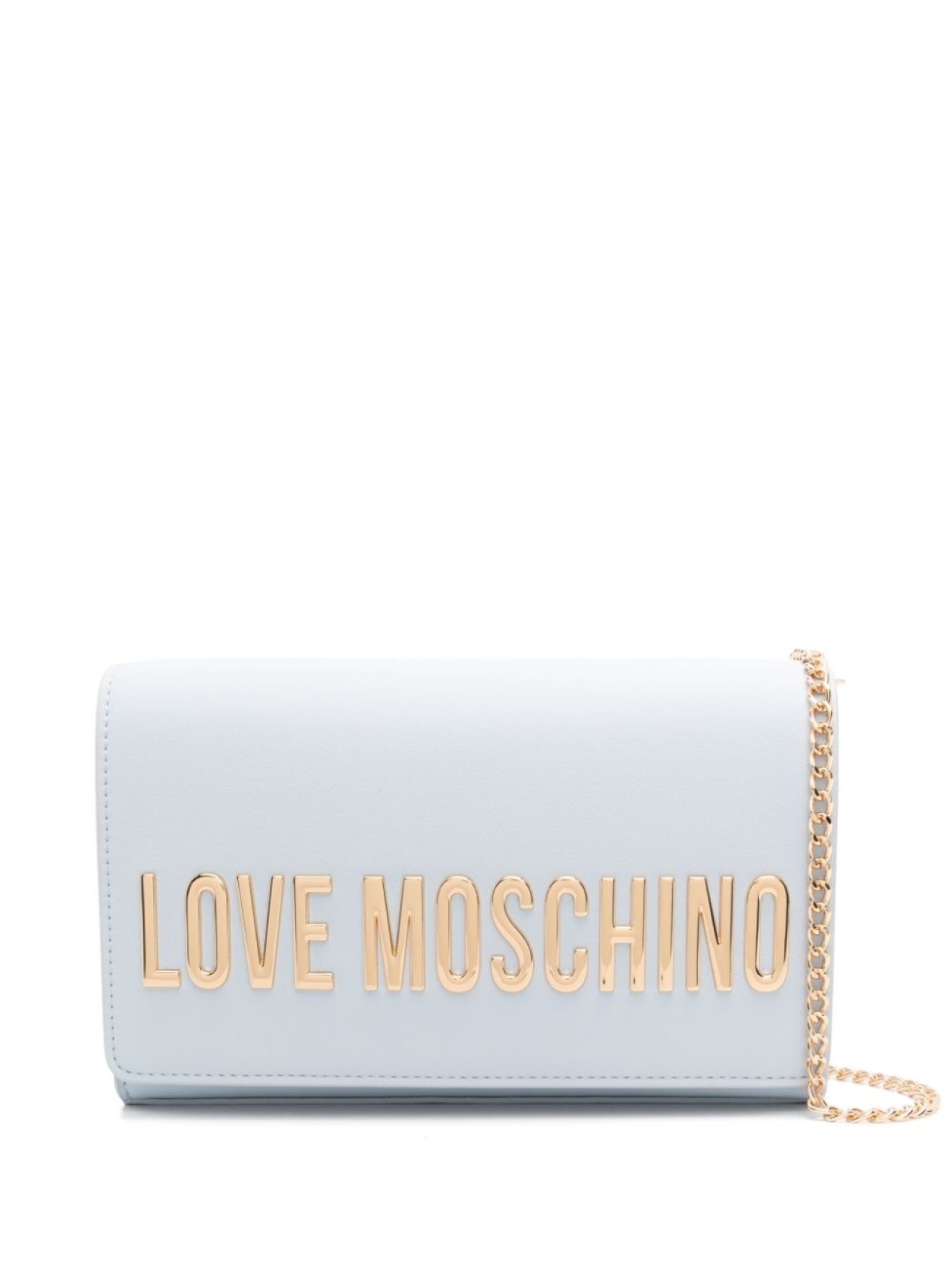 

Love Moschino клатч с логотипом, синий