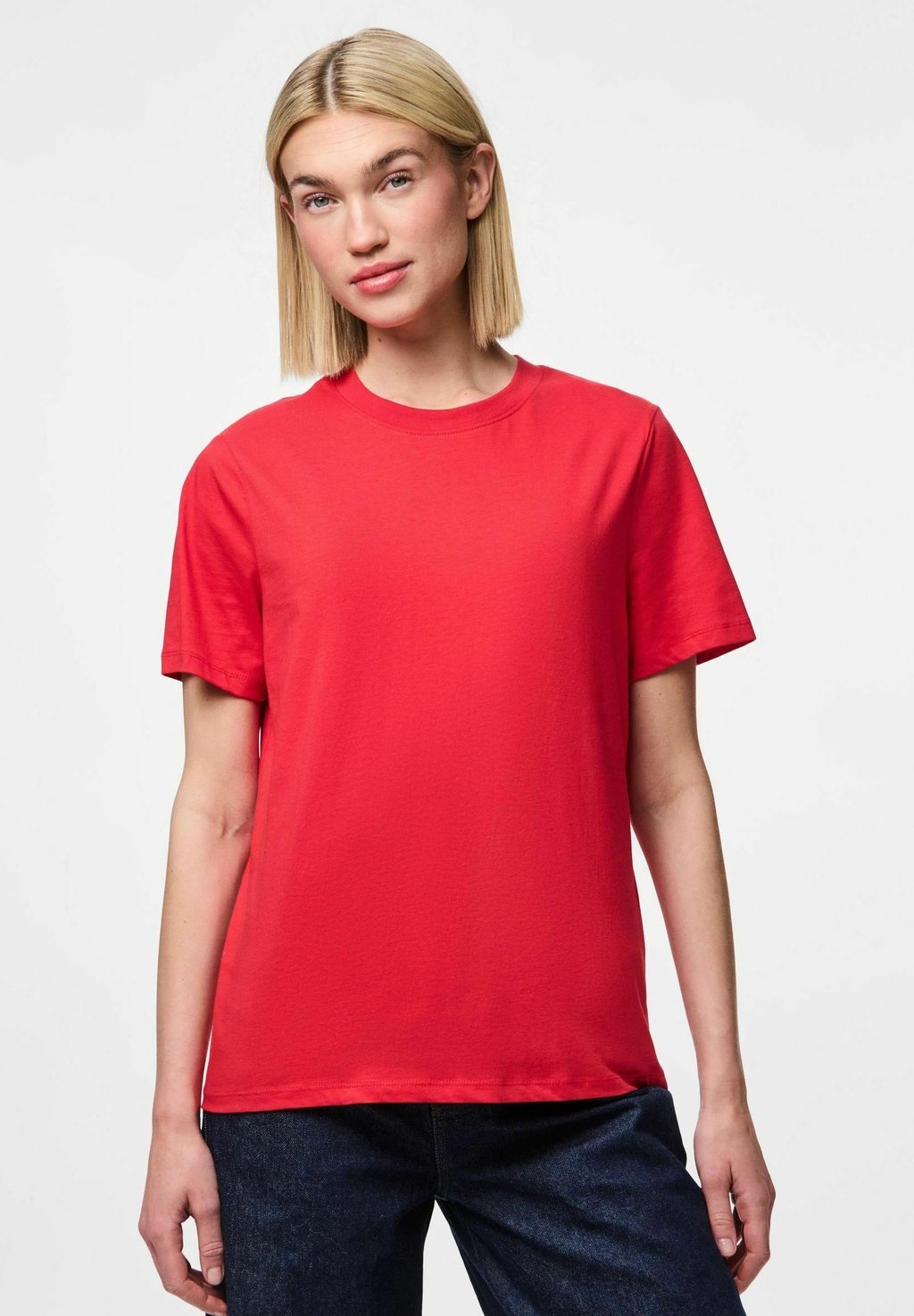 

Базовая футболка PCRIA SOLID TEE Pieces, красный