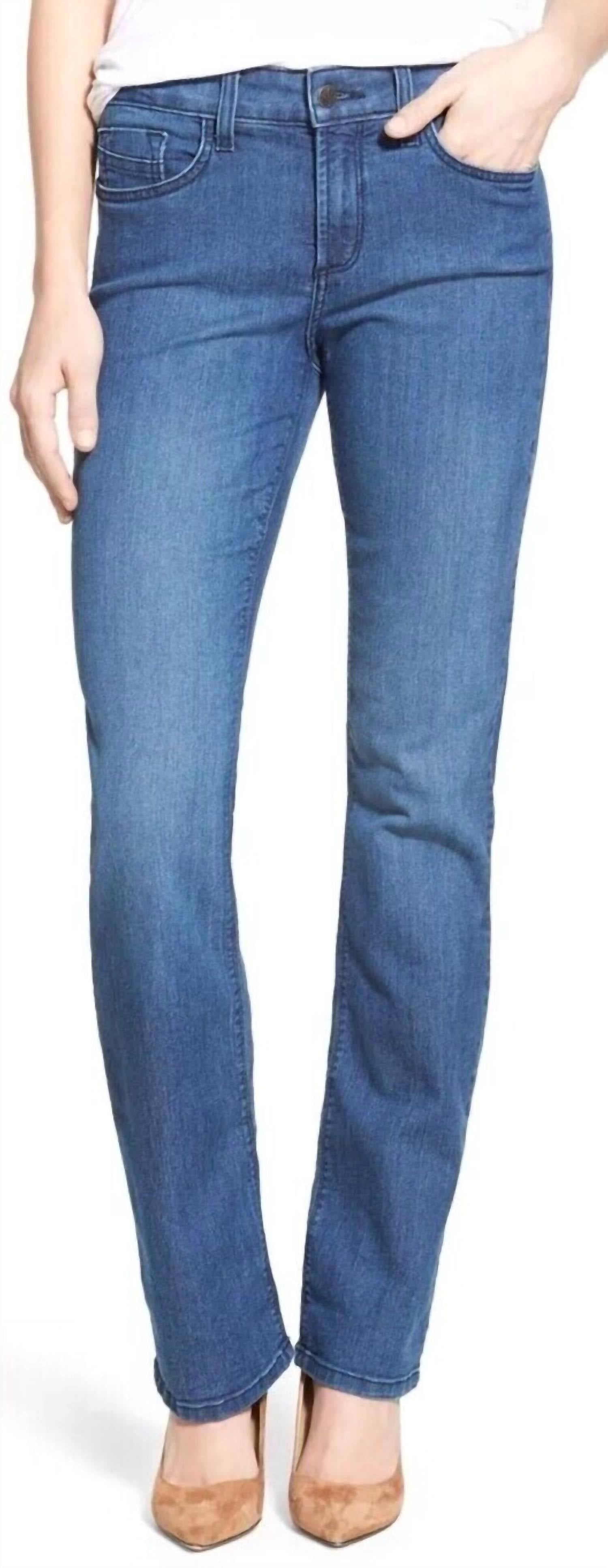

Джинсы Marylin Yucca Valley Straight Leg в синем цвете NYDJ