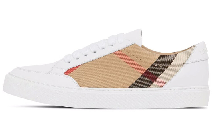 

Кроссовки Burberry House Check Low-top, белый / коричневый