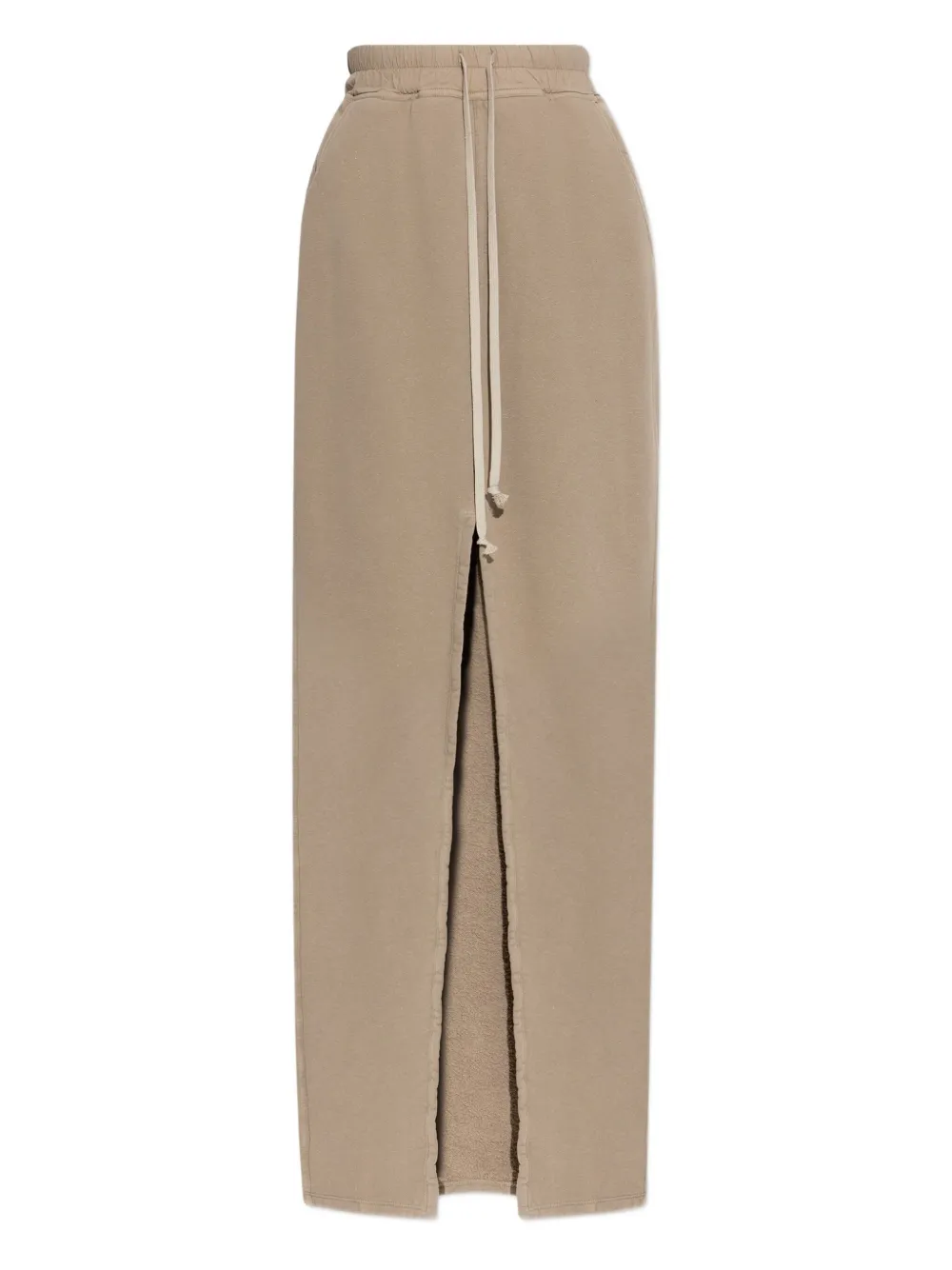 

Хлопковая юбка на кулиске Rick Owens DRKSHDW, нейтральный