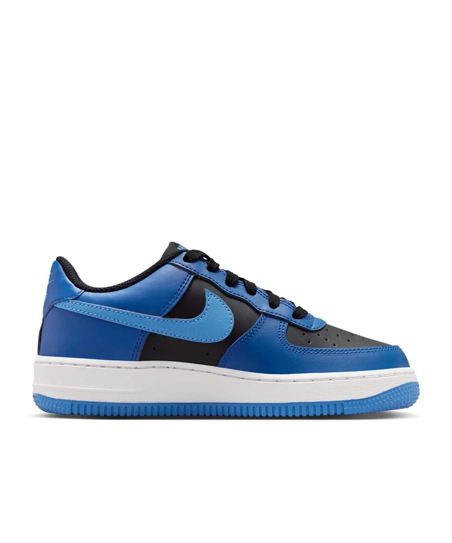 Детские кроссовки Nike Air Force 1 из кожи чёрные — фото 3