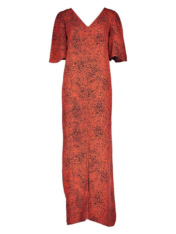 

Kaffe Платье оранжево-черного цвета