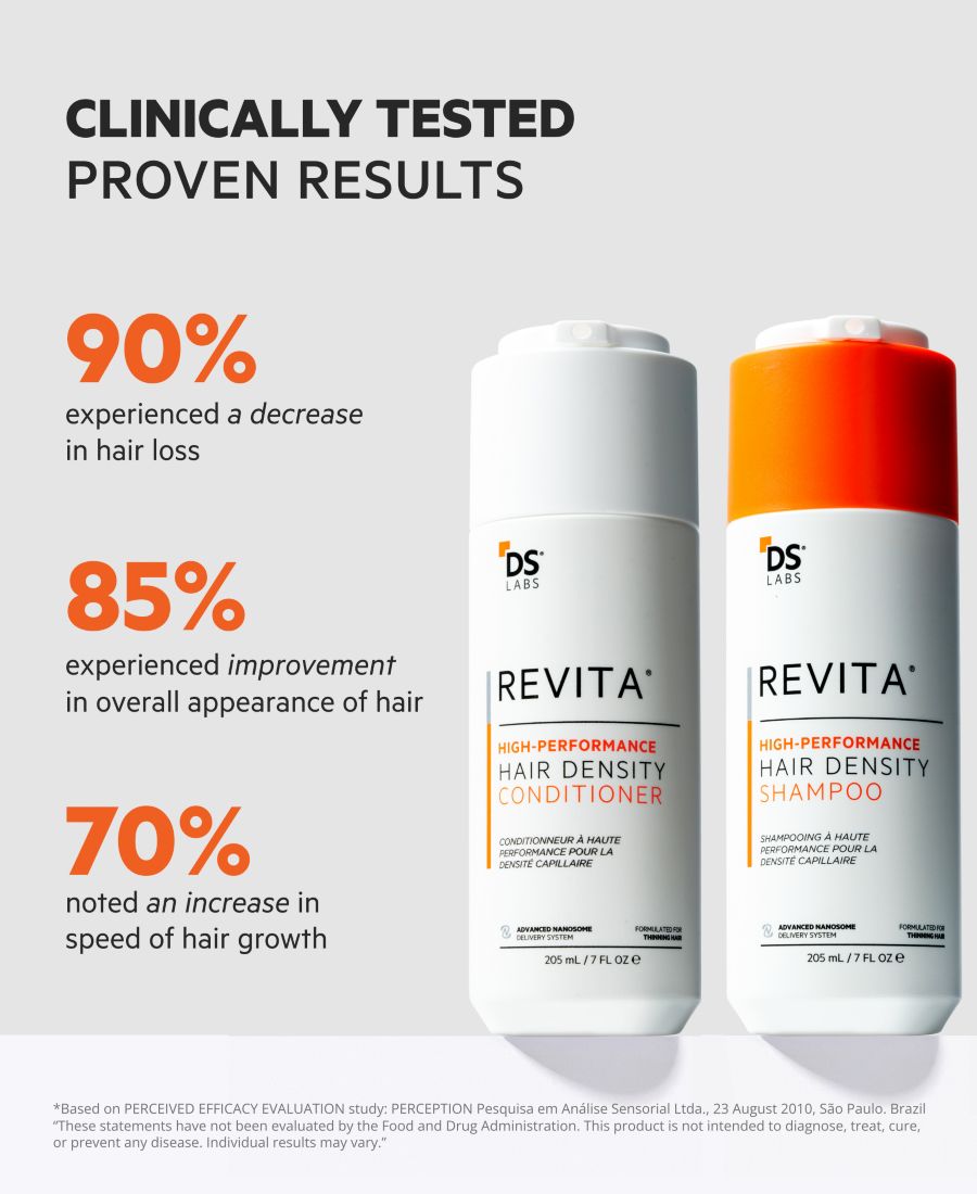 Набор для густоты волос DS Laboratories Revita: шампунь и кондиционер — фото 4