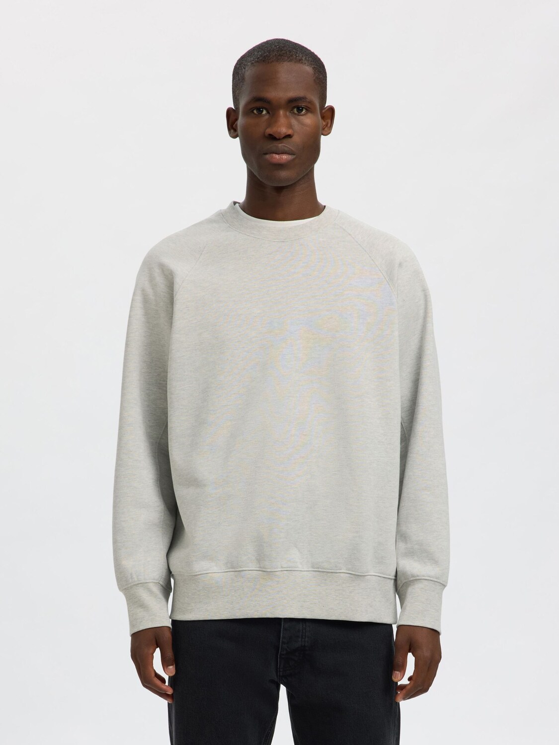 

SELECTED Свитшот в крапчатом сером