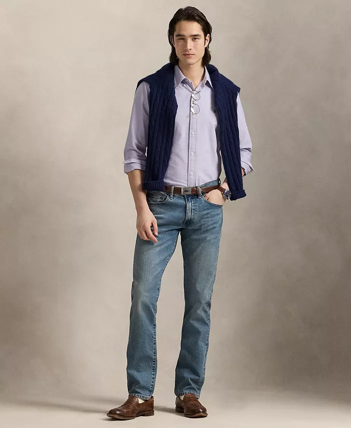 Мужские джинсы Varick Slim Straight Polo Ralph Lauren, синий — фото 2
