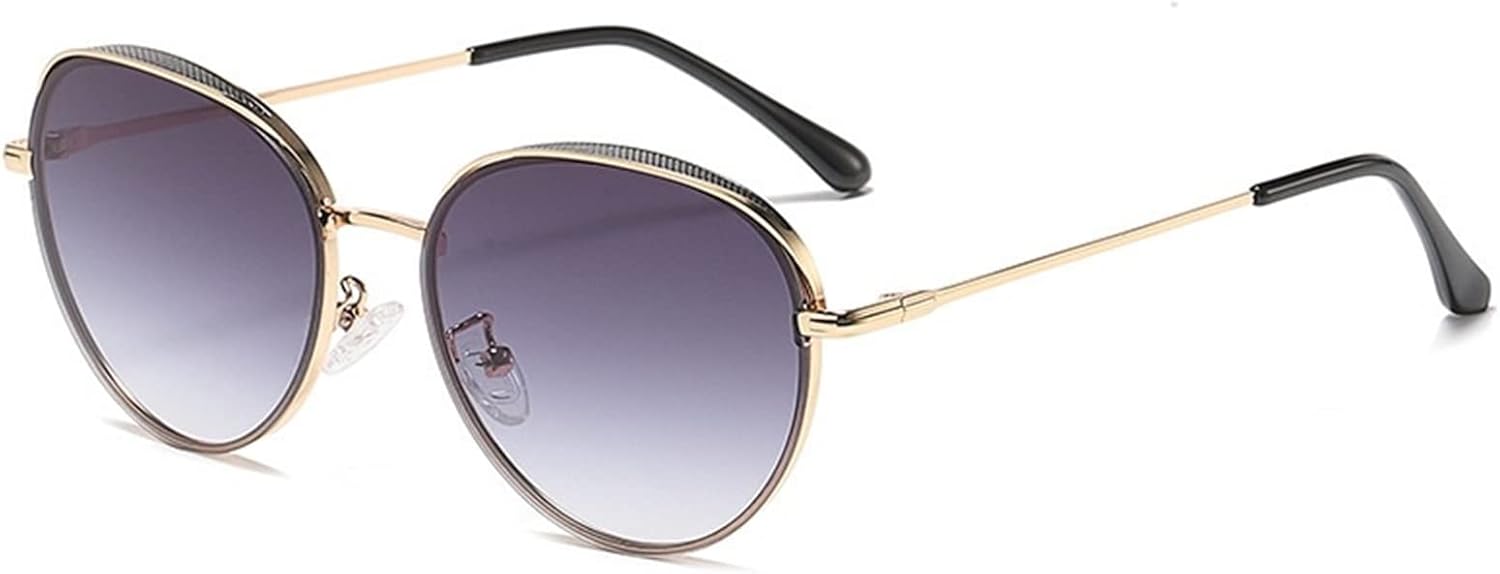 

GAOXIN Модные металлические солнцезащитные очки в овальной оправе для мужчин и женщин, для активного отдыха, уличной фотосъемки и декоративных целей (Цвет: C, Размер: 1)