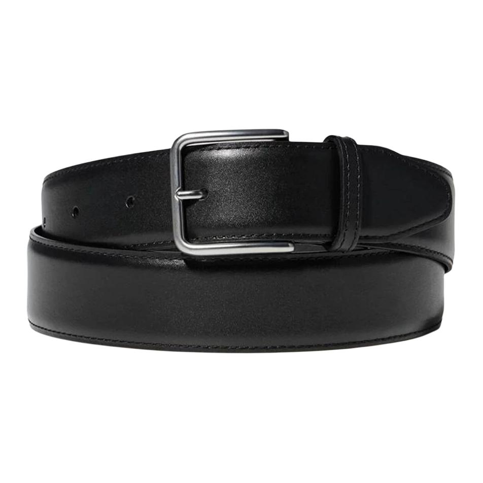 

UNIQLO Женский ремень из коровьей кожи черный, Black