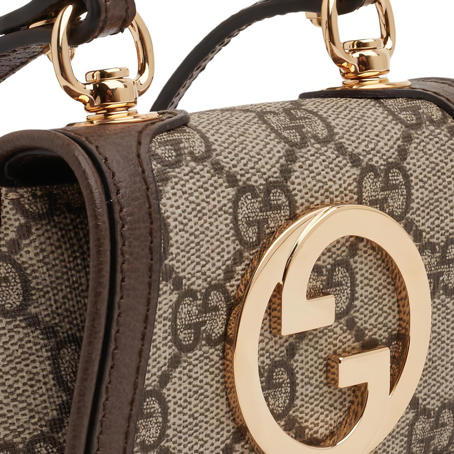 Сумка Gucci Blondie Canvas Экстра Мини — фото 4