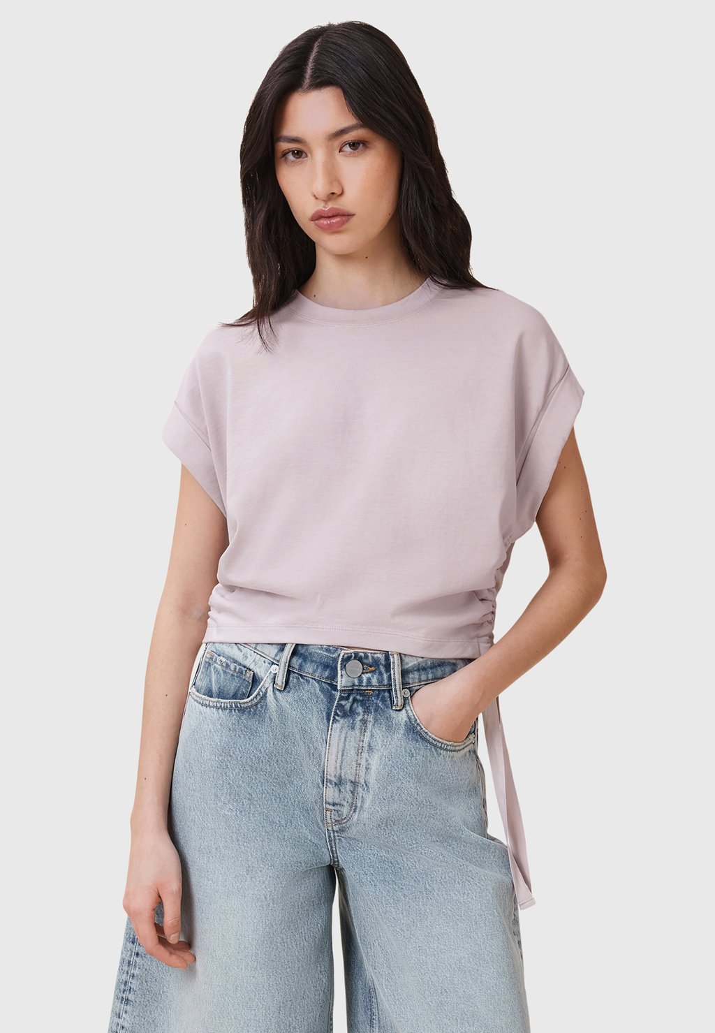 

Базовая футболка AllSaints, розовый